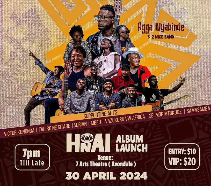 Flyer to the album launch, Uzinduzi Africa